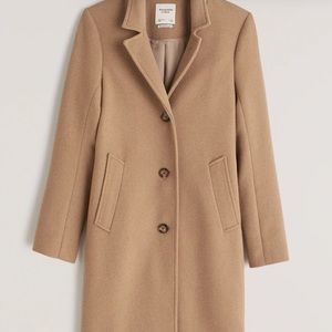 Abercrombie and Fitch Wool Dad Coat